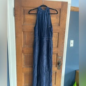 Anthropologie Elevenses Velvet Nova Jumpsuit